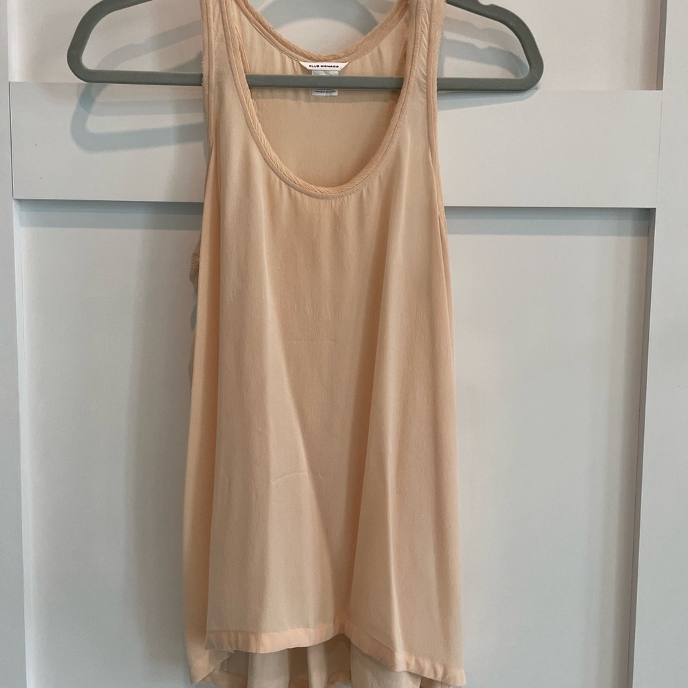 Club Monaco Soft Peach Sleeveless Top
